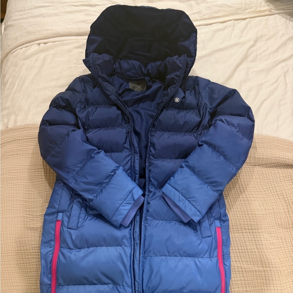 G/FORE Women's Blue Puffer Coat - Picture 3 of 8